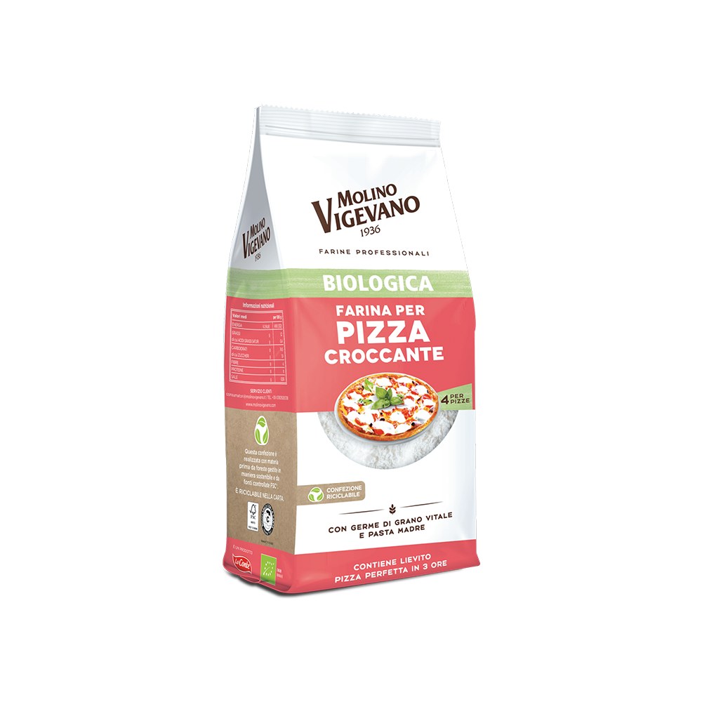 Farina per Pizza Croccante Bio
