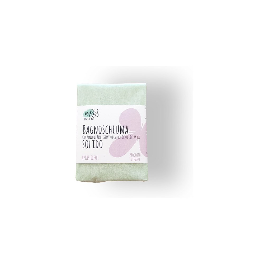 Bagnoschiuma solido amido di riso, estratto aloe, olio di oliva - Solid Body Wash